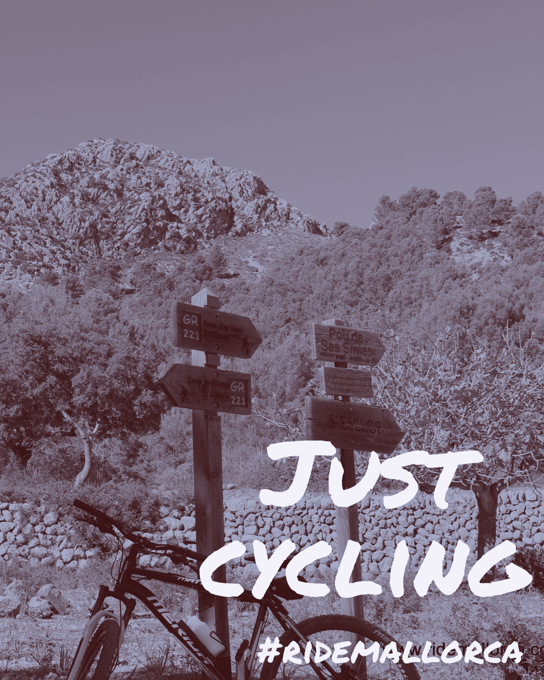 Just cycling banner